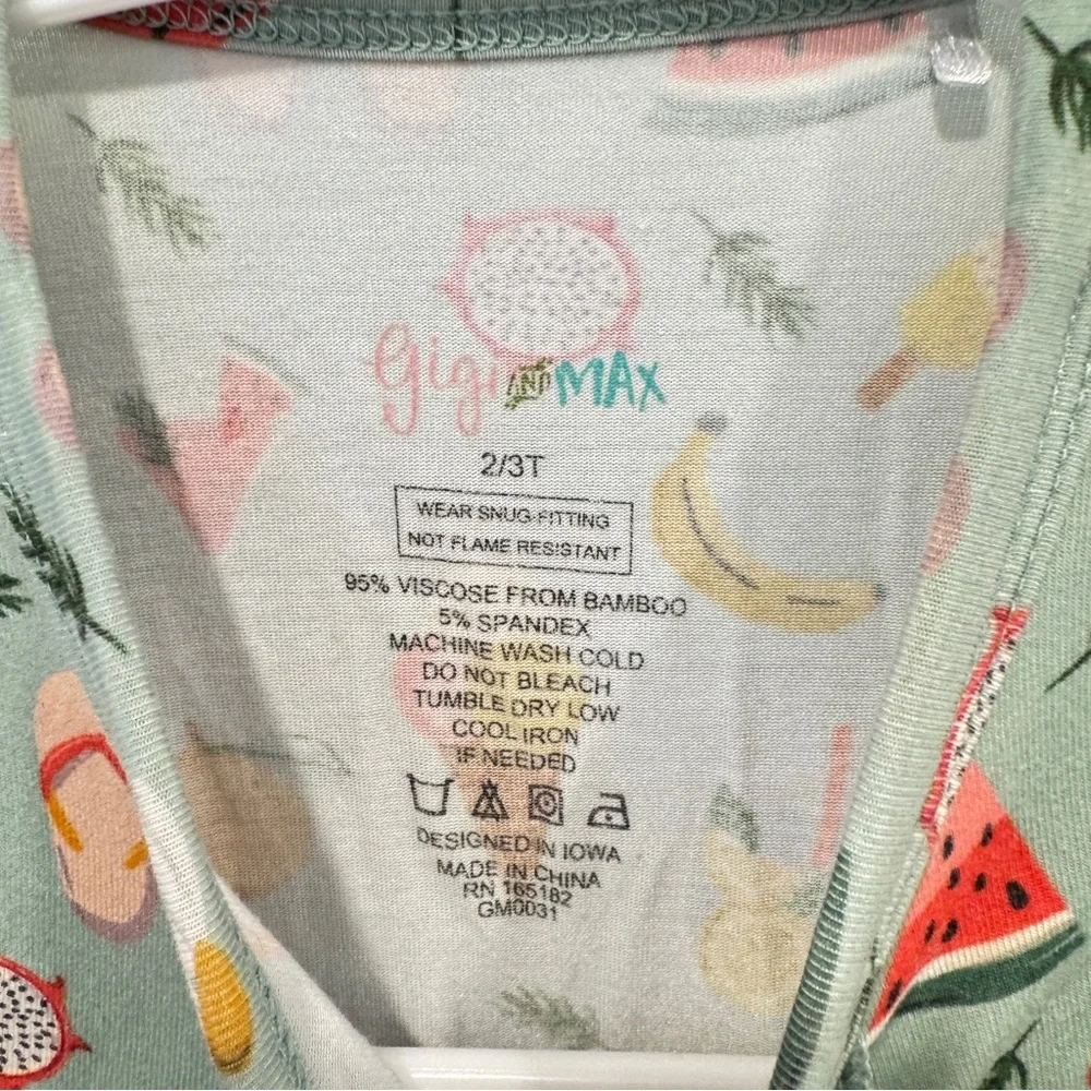 Gigi and Max Bamboo Dress Girls 2T 3T Summer A-line Casual Comfortable Ruffle